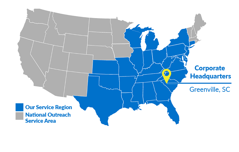 IH Services and Affiliates Footprint