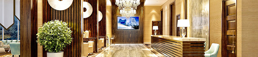 hotel lobby
